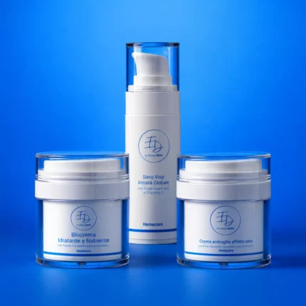 Kit Skin Reset Evolution Doc: Biocrema idratante e nutriente, Siero viso antietà globale e Crema viso antirughe effetto seta